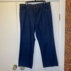 LEVI’S Vintage Orange Tab Straight Leg Dark Wash Men’s Jeans Size 37x27